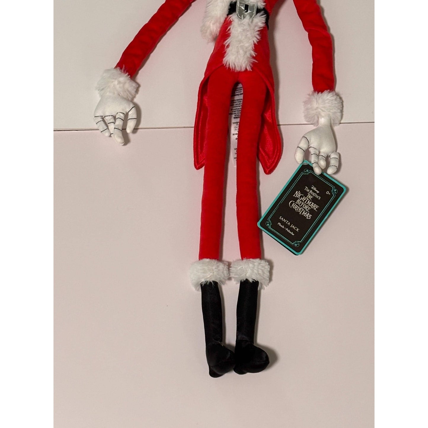 Santa Jack Skellington Plush 26" Nightmare Before Christmas Halloween Disney New