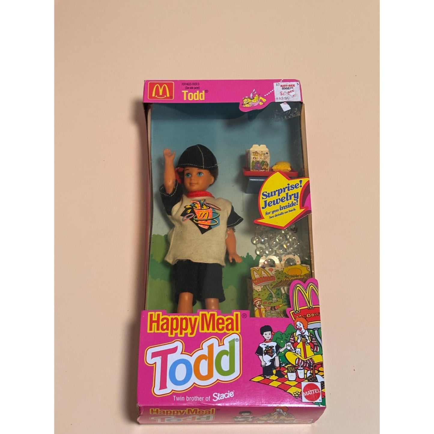 Vintage McDonald's Happy Meal Todd Barbie Doll New 1993 Mattel New 1990s 11475
