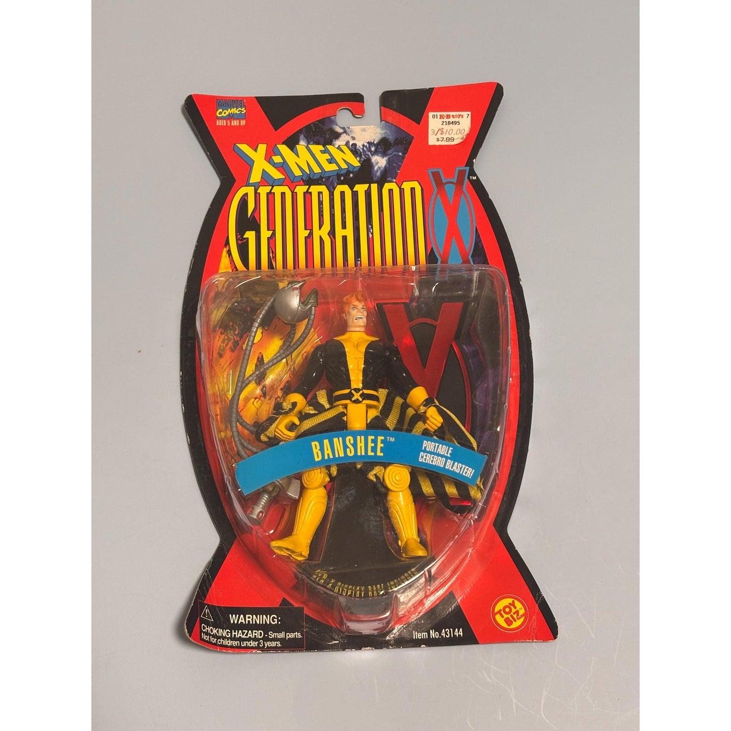 Banshee Light Blue Generation X Marvel Comics 1995 Toy Biz NEW Action Figure