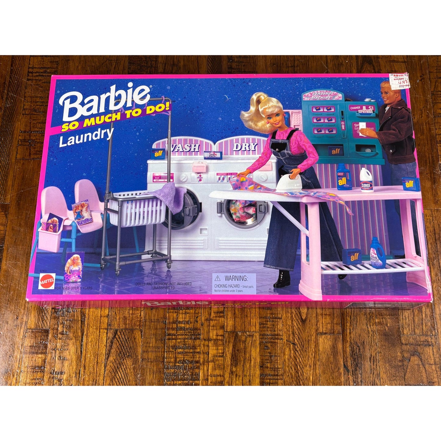 Barbie So Much To Do! Laundry Playset Mattel 1995 67403 New Vintage
