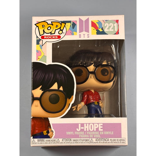 Funko Pop! Rocks BTS J Hope 221 Dynamite Vinyl Figure 2021 K-Pop Idol Toy New