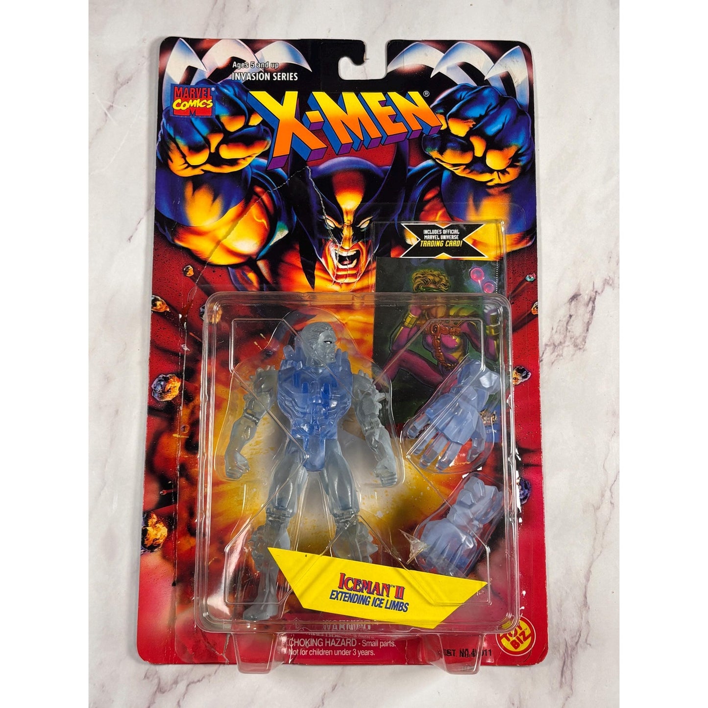 Toy Biz X-MEN Invasion Series "Spiral" 1995 Arm-Spinning Action New