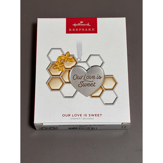 Hallmark Keepsake Christmas Ornament Our Love Is Sweet Honey Bee 2023 Brand New