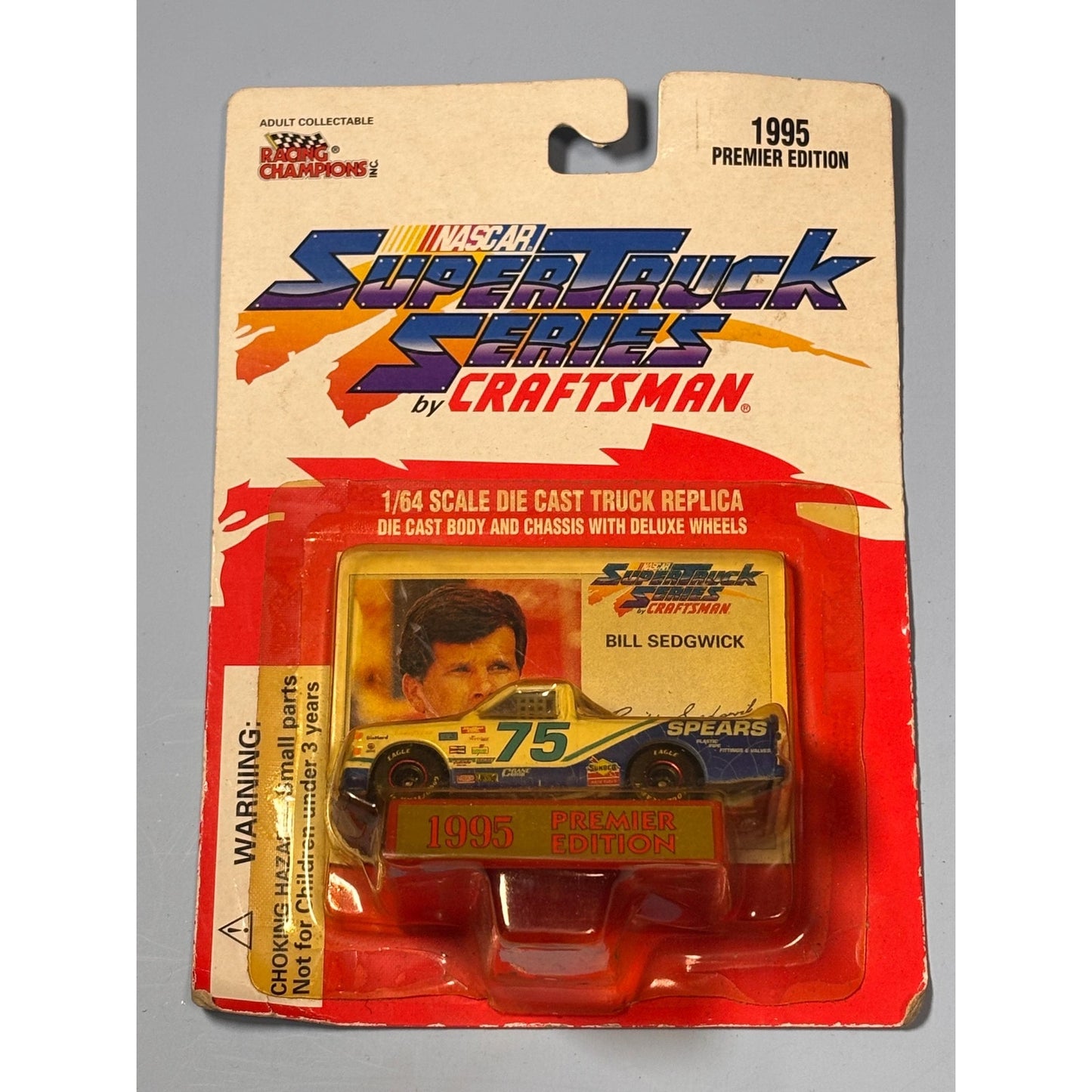 Racing Champions Super Truck 1995 Premier Edition Bill Sedgwick #75