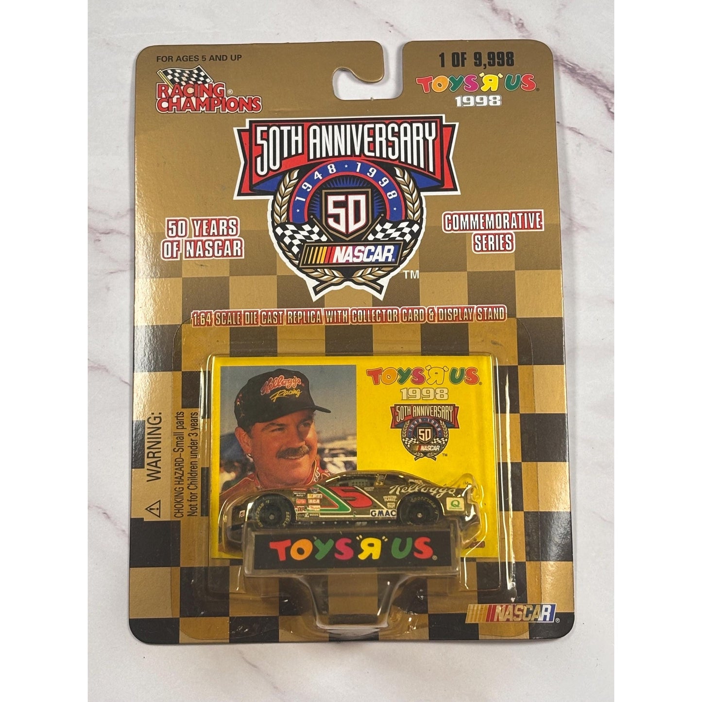 Terry Labonte #5 1998 Racing Champions NASCAR 50th Anniversary Toys R US New