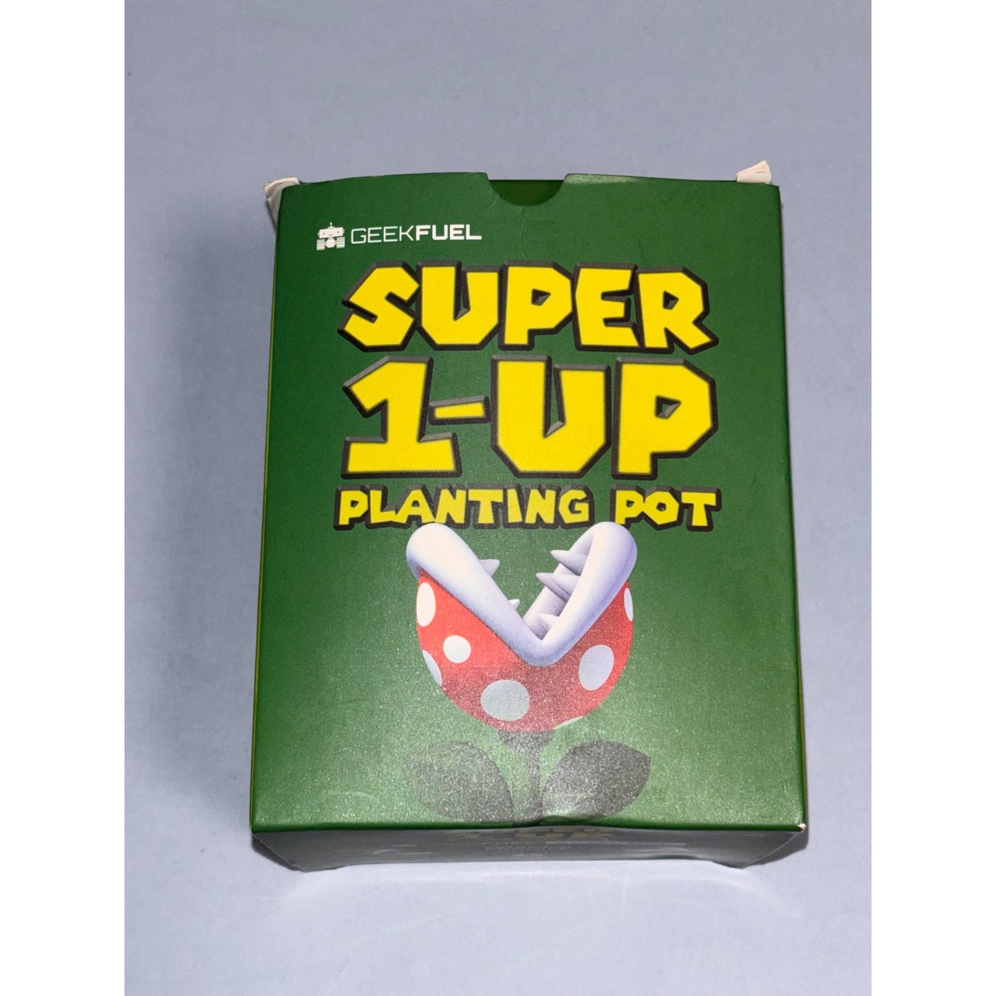 Nintendo Super 1-up Planting Pot Geekfuel Exclusive Mario 4.5" Super Mario Bros