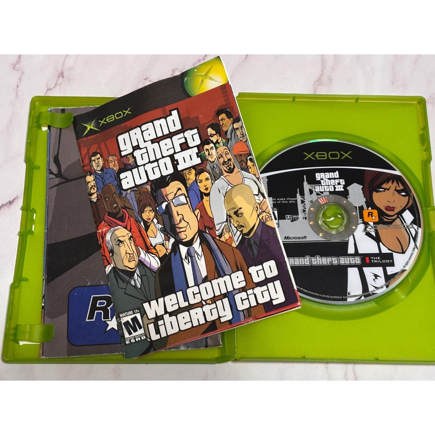 Grand Theft Auto III 3 GTA 3 - Xbox - The Xbox Collection - Complete