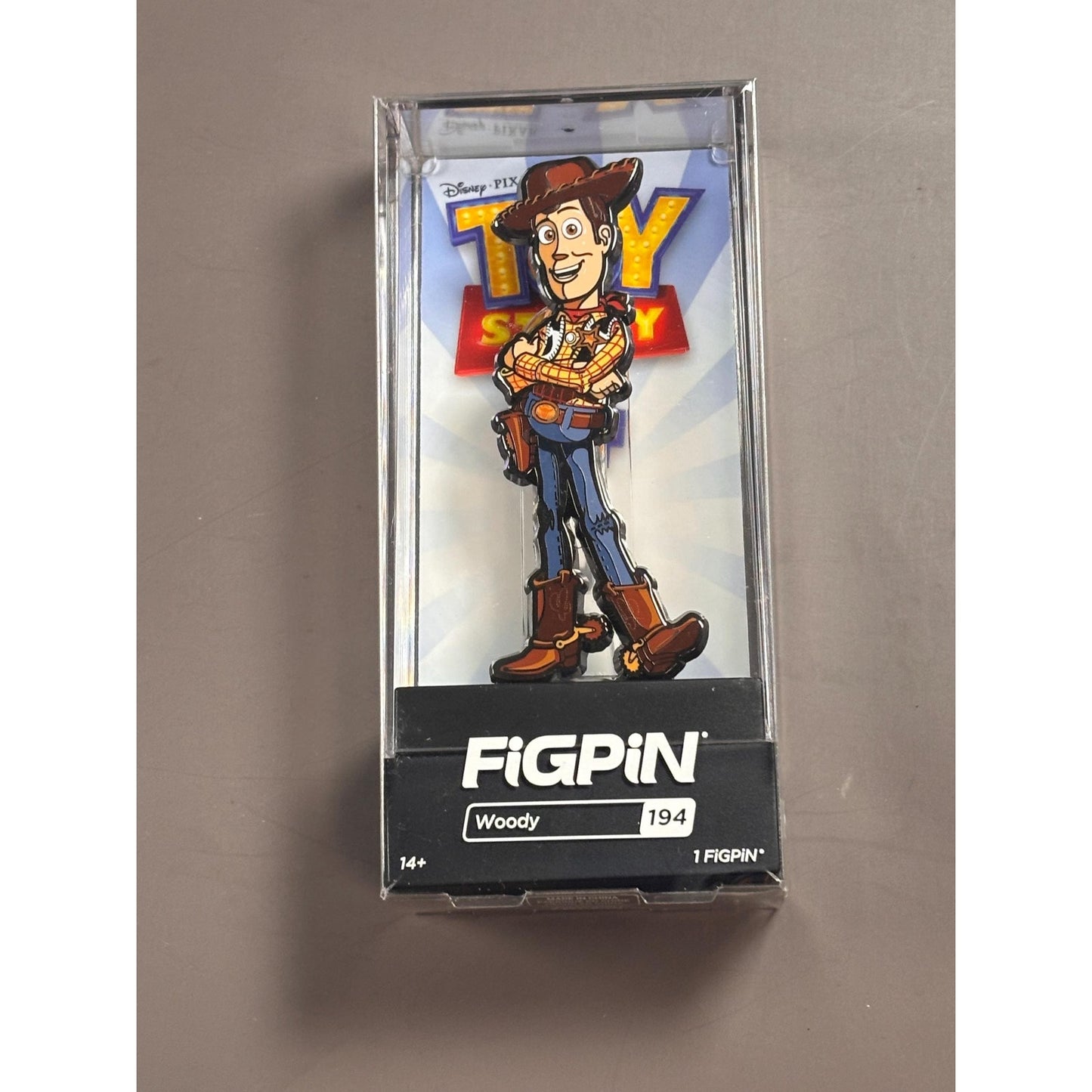 Woody FiGPiN #194 Disney Pixar Toy Story 4 Enamel Collector Pin New
