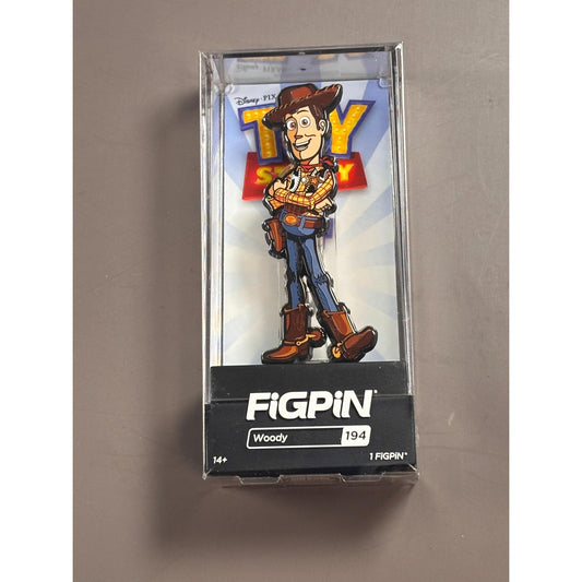 Woody FiGPiN #194 Disney Pixar Toy Story 4 Enamel Collector Pin New