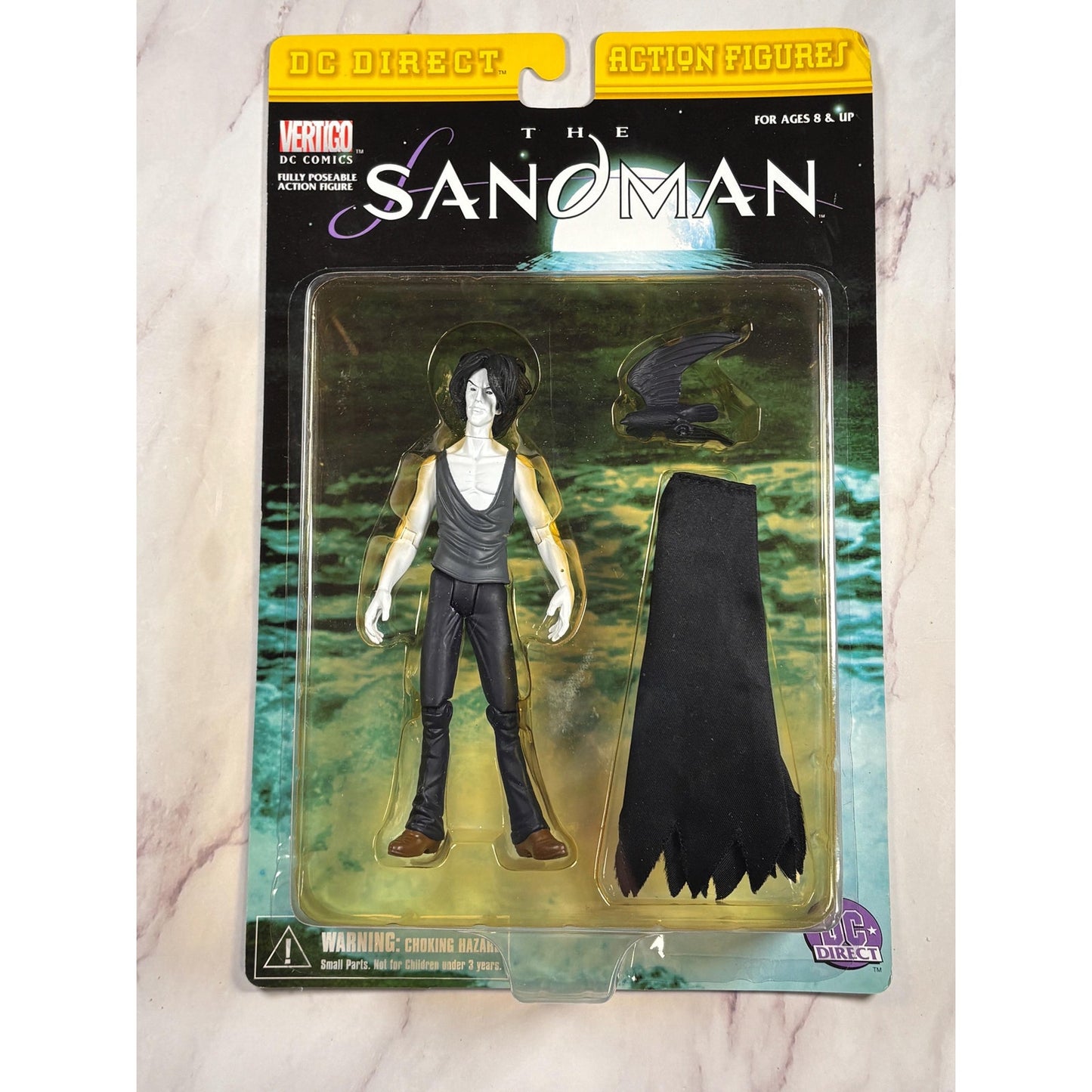 DC Direct Vertigo DC Comics "The Sandman" Action Figure New Vintage 1999