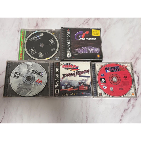 Lot of 5 Ps1 Play Station Video Games