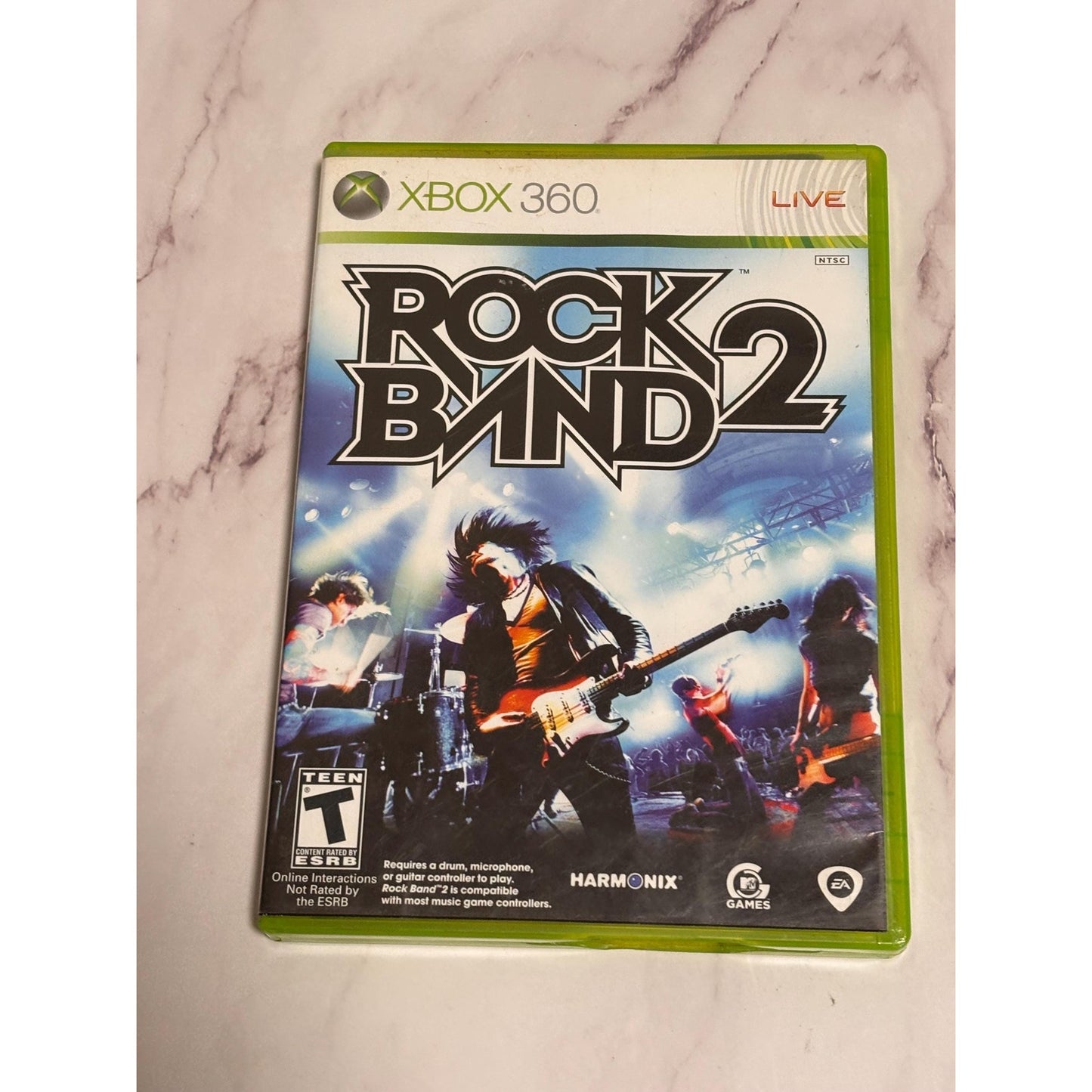 Rock Band 2 Microsoft Xbox 360, 2008, Complete with Manual