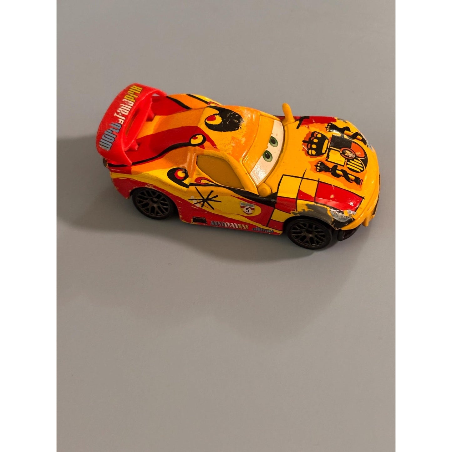 Disney Pixar Cars Rare Miguel Camino Grand Prix Racers Yellow