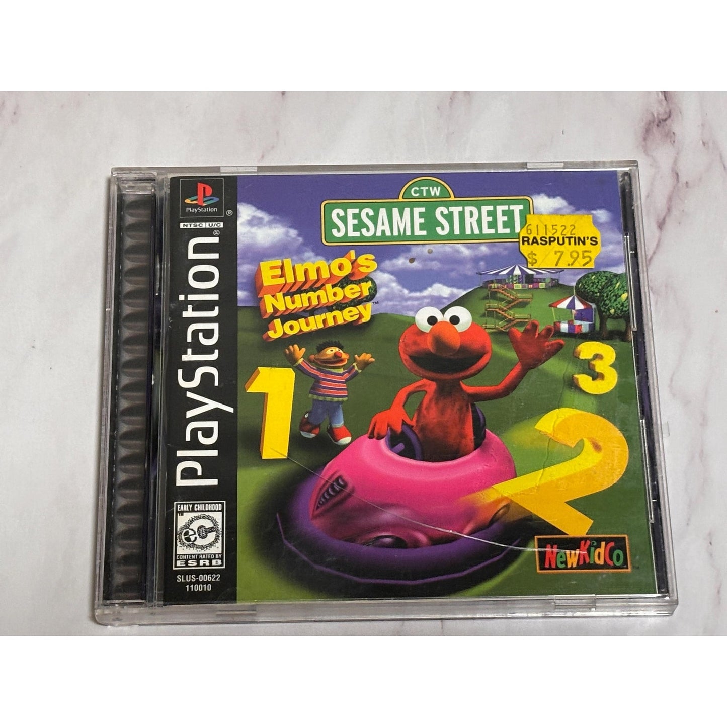 Sesame Street: Elmo's Number Journey (Sony PlayStation 1 PS1, 1999) Complete