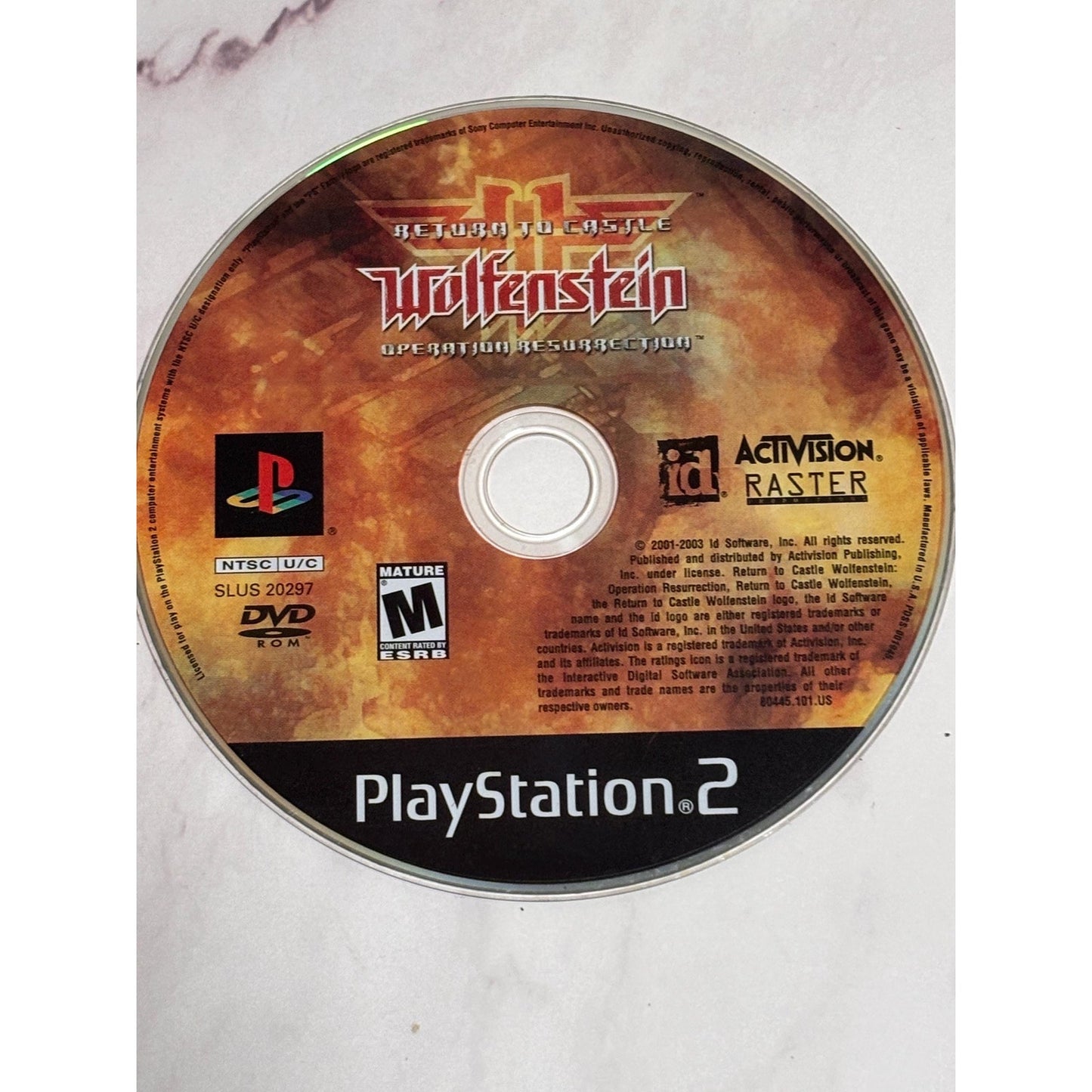Return to Castle Wolfenstein: Operation Resurrection (Sony PlayStation 2, 2003)
