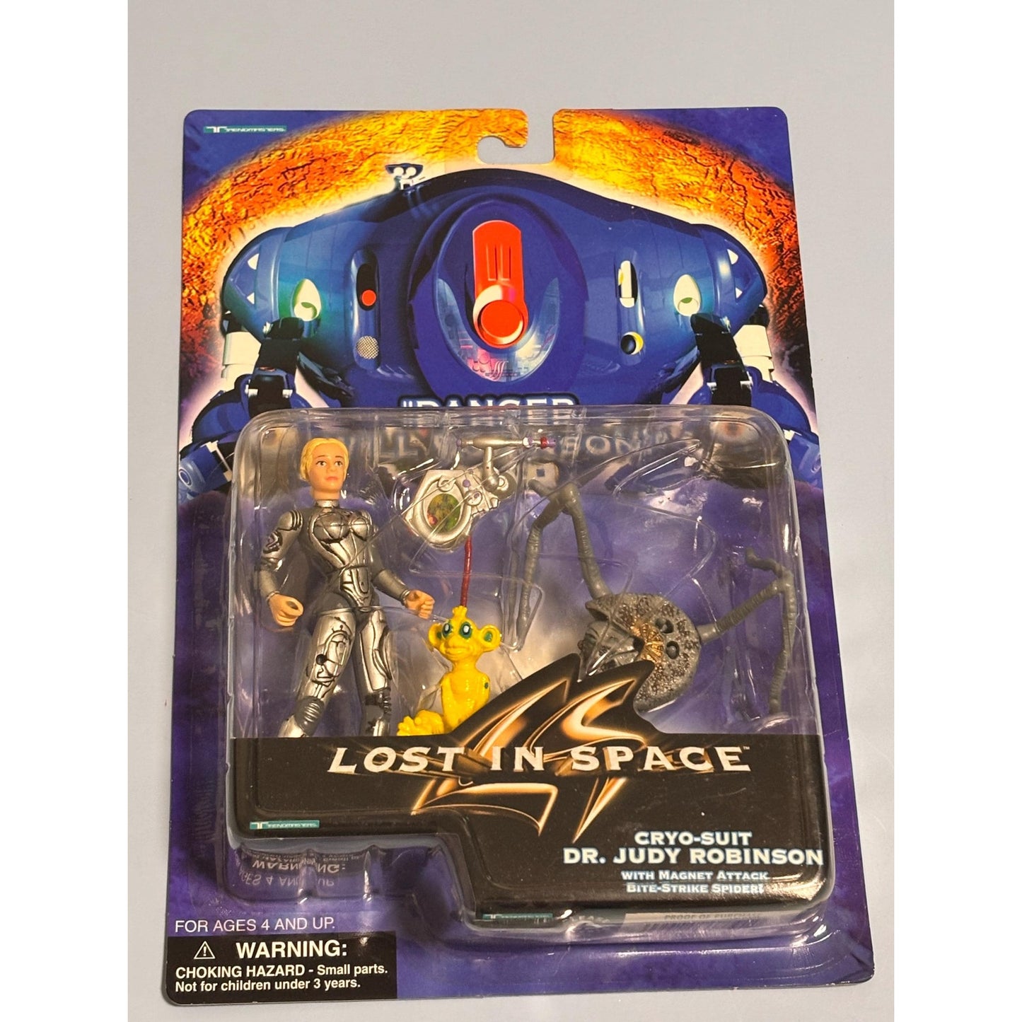 Vintage Action figure Lost in Space Dr Judy Robinson Cryo-Suit Trendmasters 1997
