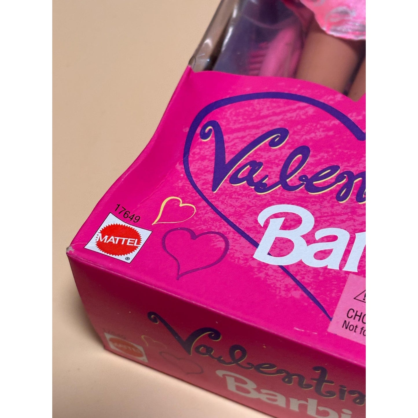 Mattel 1997 Special Edition Valentine Blonde Barbie Doll In Box - 17649