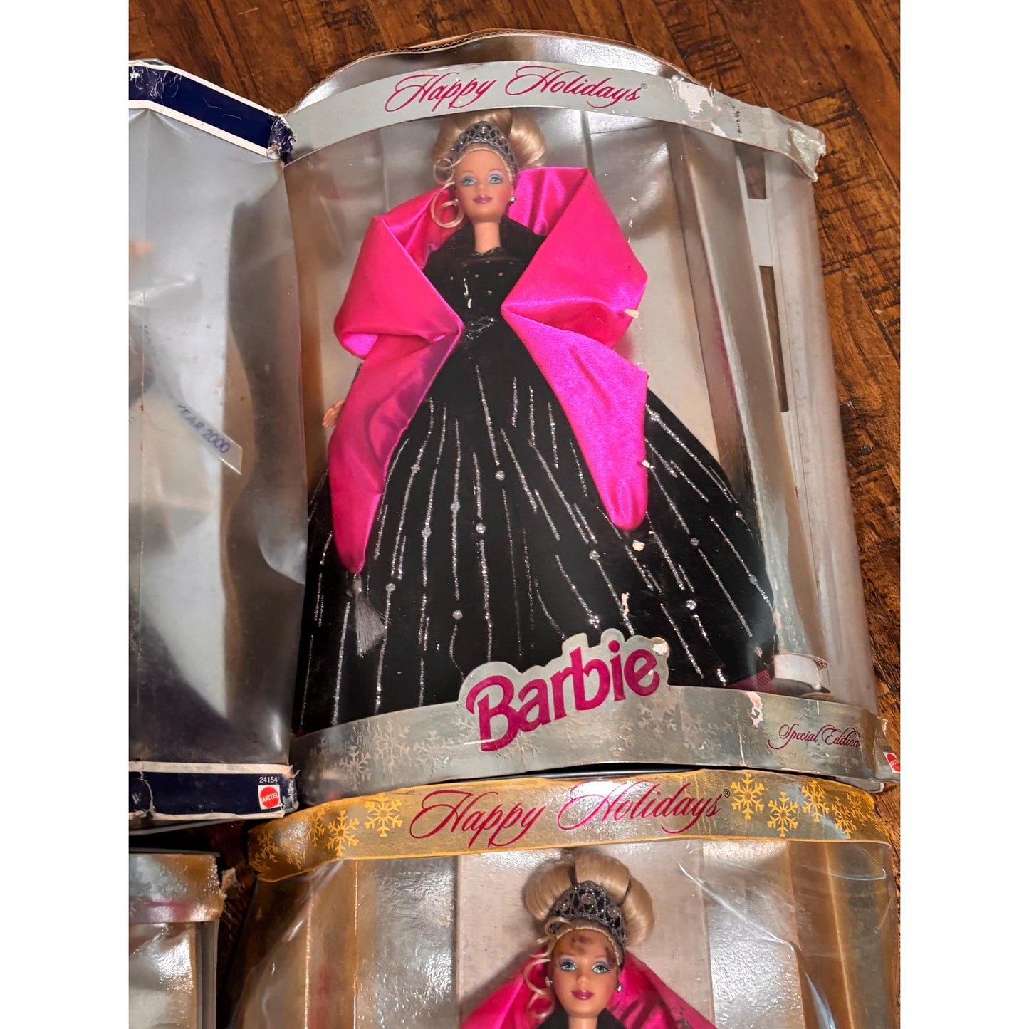 Lot of 5 Holiday Special Barbies 2 2000 Millennium Princess 24154 & 3 1998 20200