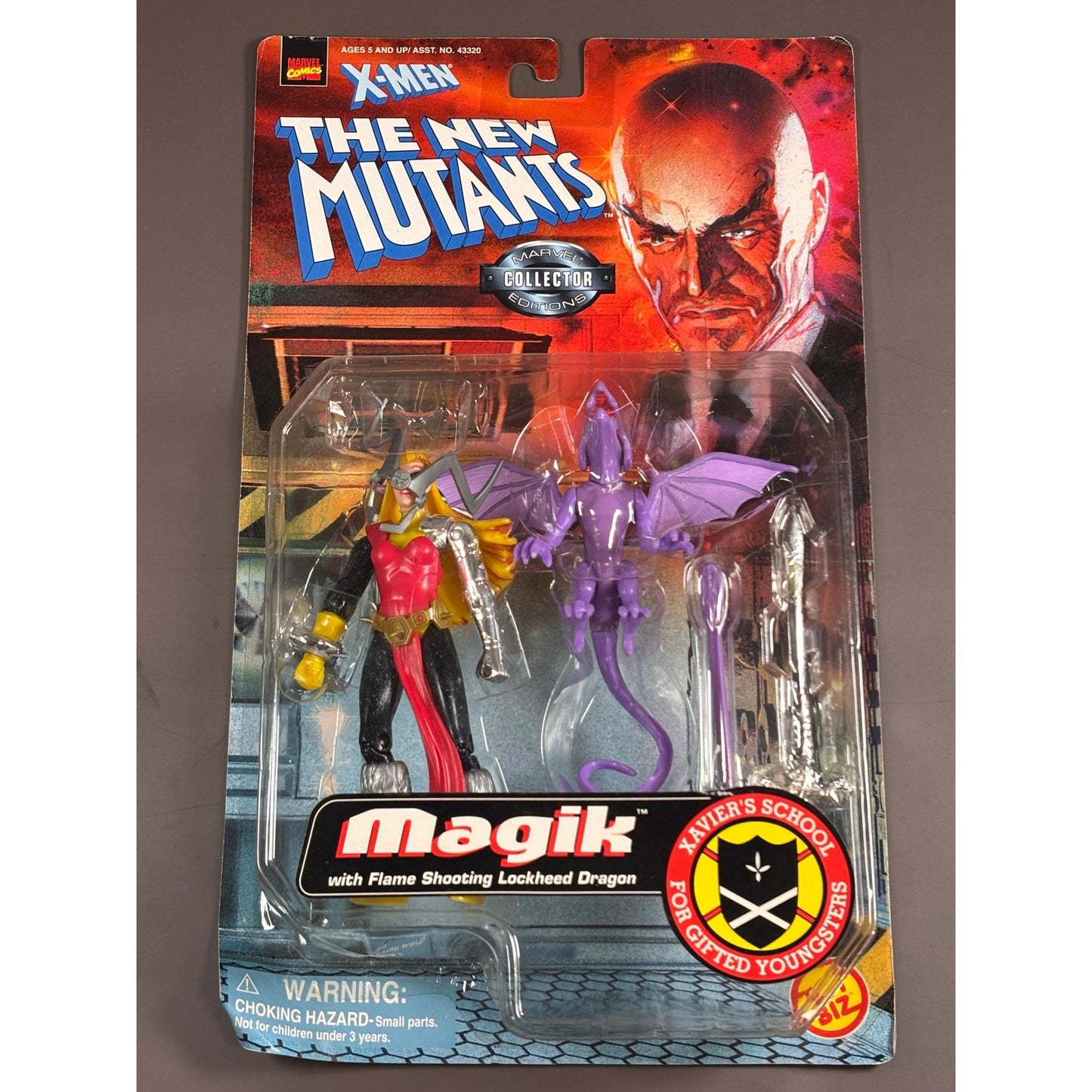 1998 Toybiz Marvel Comics X-Men New Mutants MAGIK w/Lockheed Dragon Figure