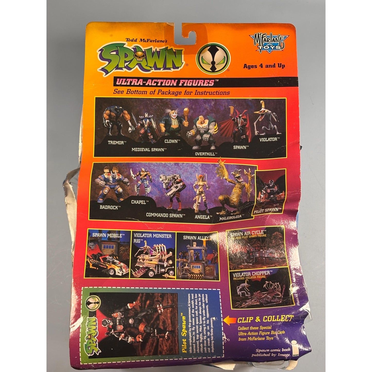 McFarlane Toys Pilot Spawn Special Limited Gold Edition Action Figure new
