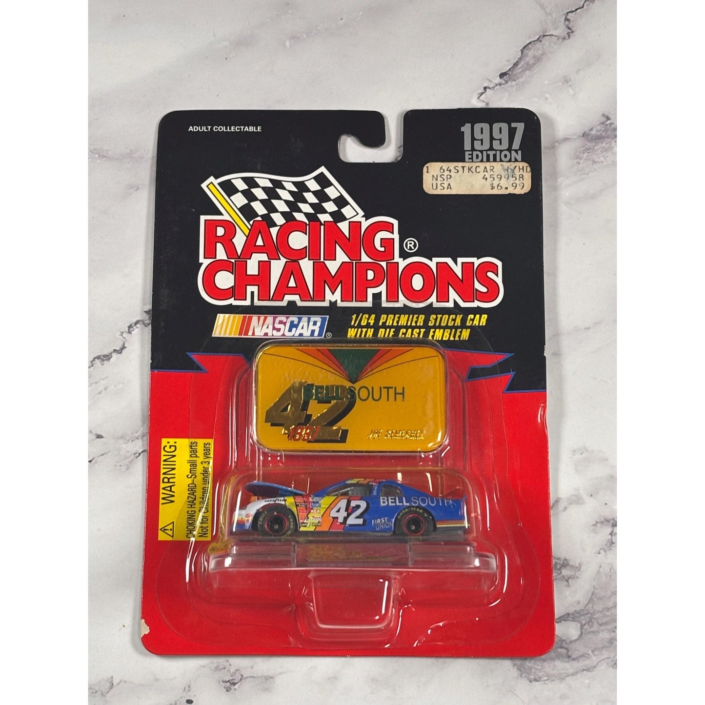1:64th Scale #42 Joe Nemechek Diecast By Racing Champions Bell South