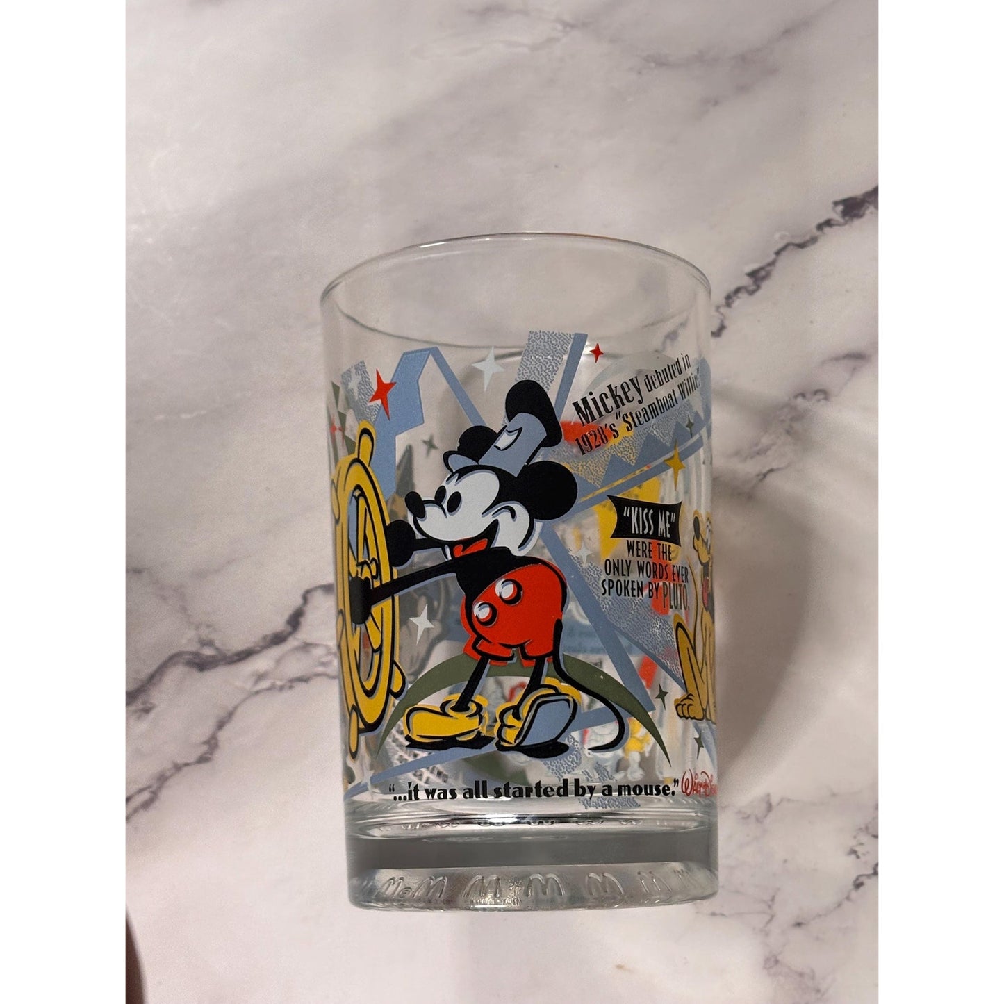 Mcdonald's Walt Disney World 100 Years Of Magic Glass Cup