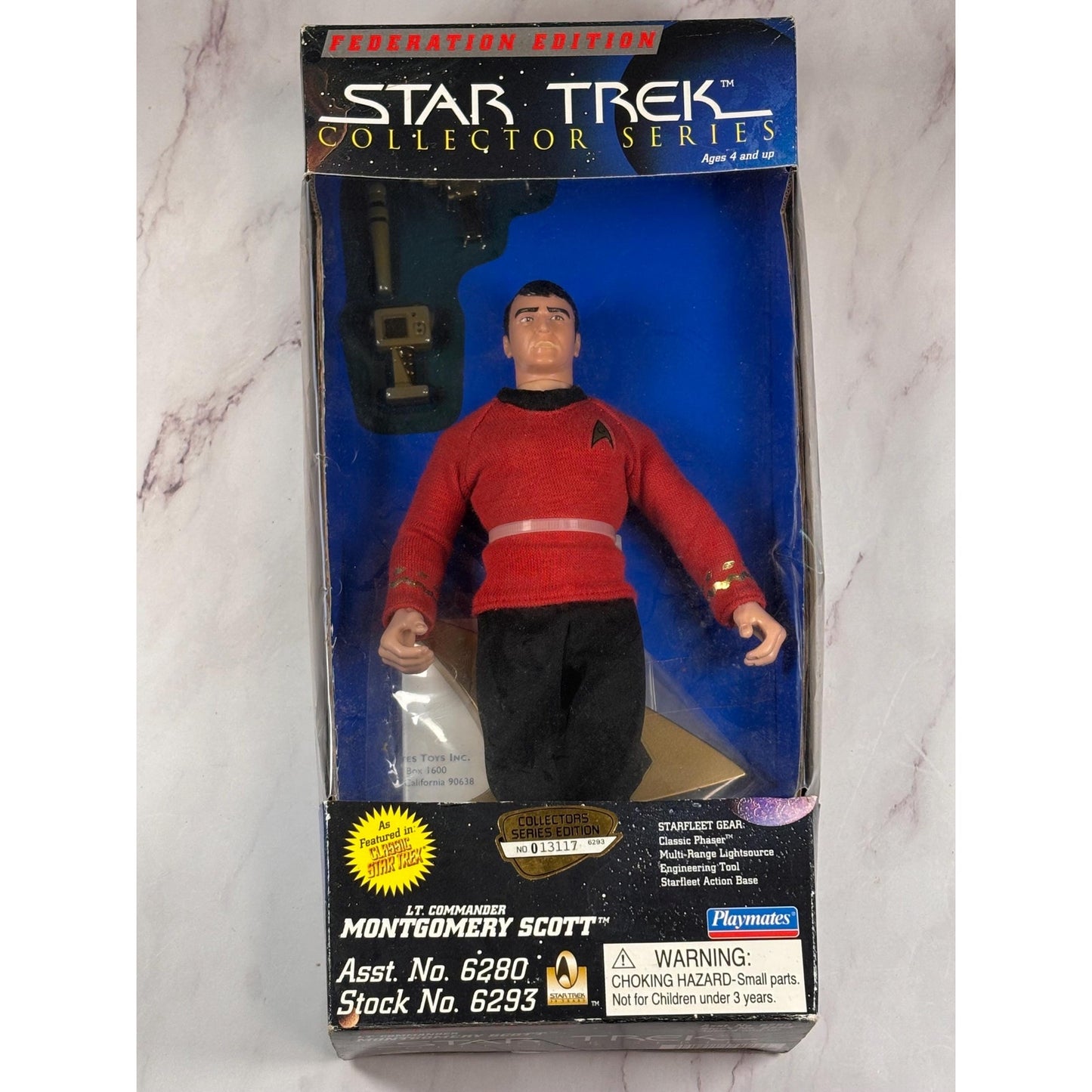 1995 Playmates Star Trek Collectors Series Lt. Commander Montgomery Scott Fed Ed