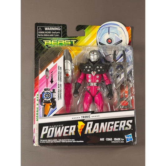 Hasbro Power Rangers Beast Morphers Tronic Figure w/2 Accessories 6” Morph-X Key