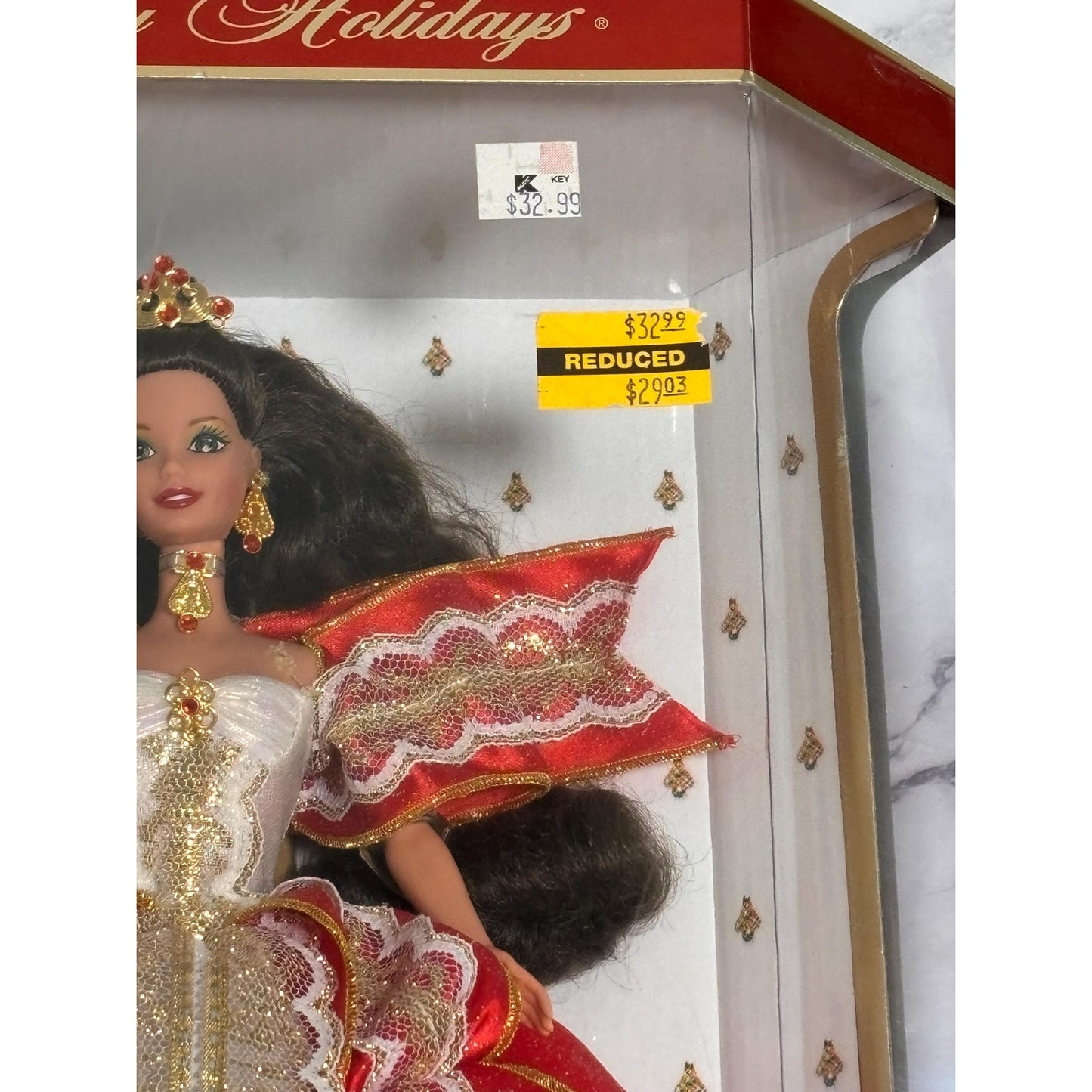 1997 Happy Holidays Special Edition Barbie Doll Mattel No. 17832 Christmas Kmart
