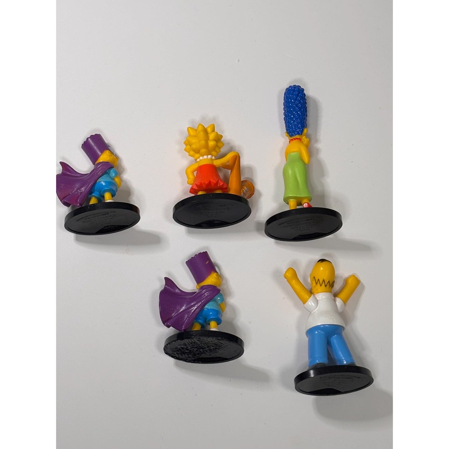 Lot of 5 The Simpsons Family Mini Figure Greenbrier International Inc-Collection