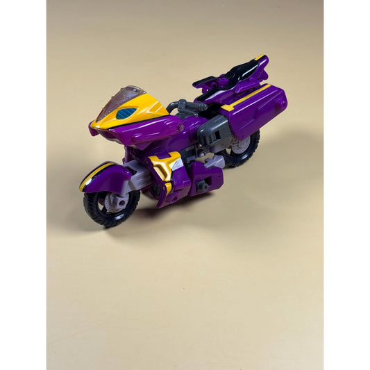 Transformers Armada Sideways Supercons Action Figure Hasbro 2002 Motorcycle