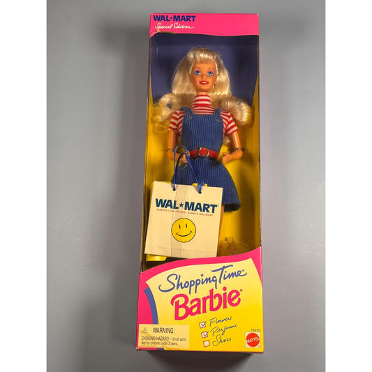 Shopping Time Barbie Doll Wal-Mart Special Edition Mattel #18230 1997 - New