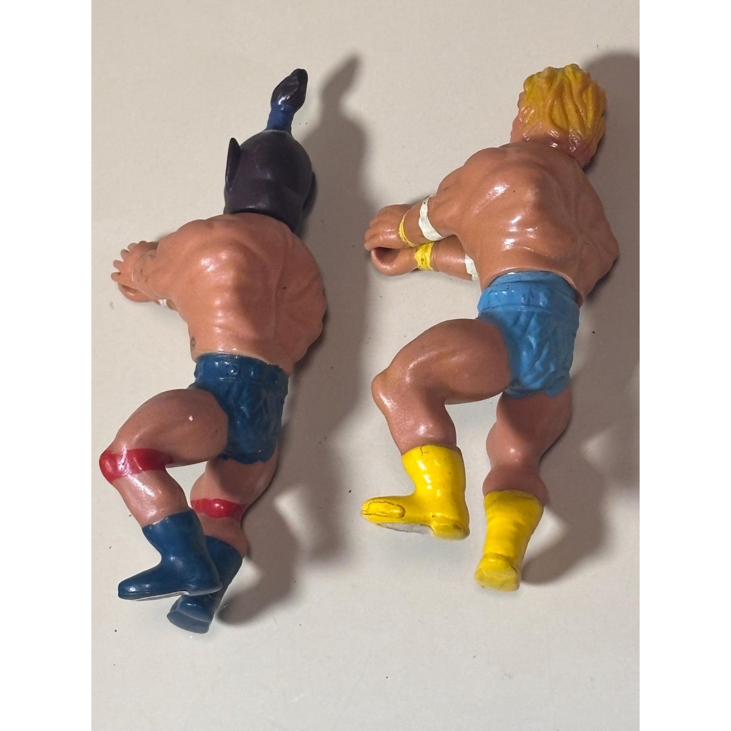 Vintage Lot Of 2 Wrestlers Pencil Grabbers WWF, WWE, WCW