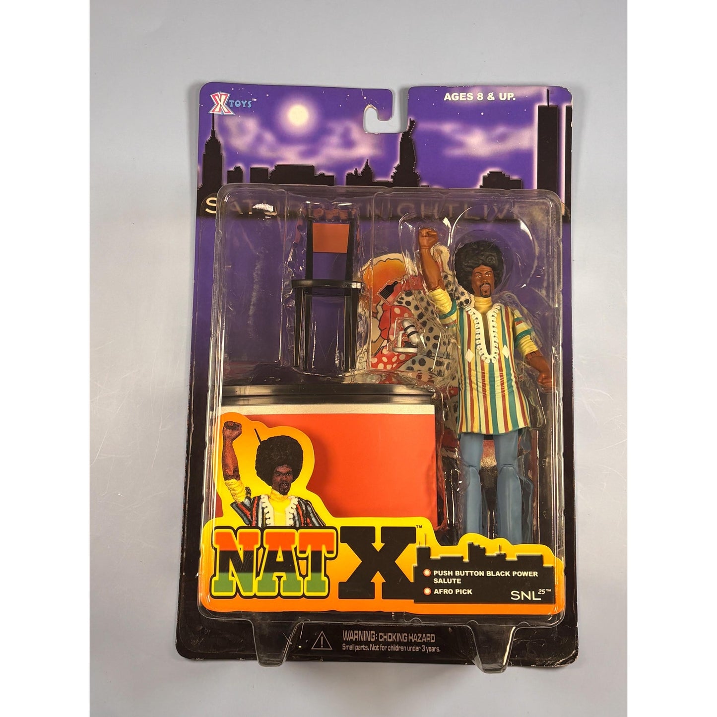 2000 SNL NAT X Chris Rock Action Figure X Toys 6” New Saturday Night Live