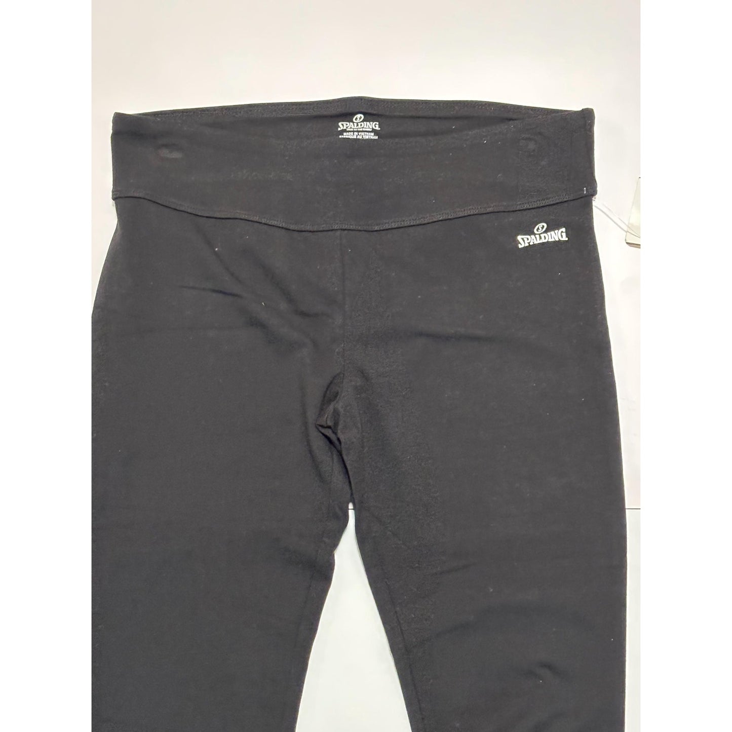 Spalding Athletic Women Black Active Pants Medium M NWT