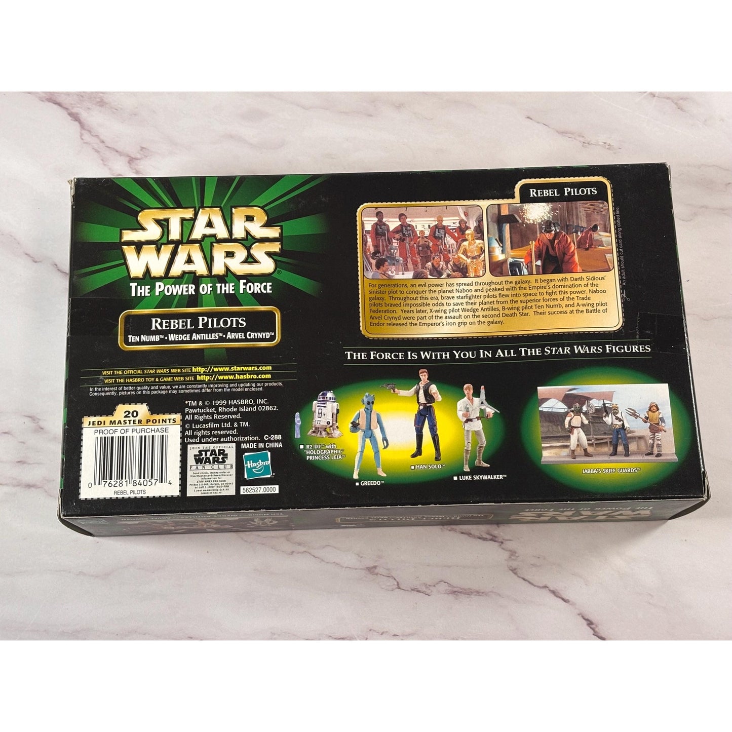 Star Wars Rebel Pilots Figures POTF Ten Numb Wedge Antilles Arvel Crynyd 1999