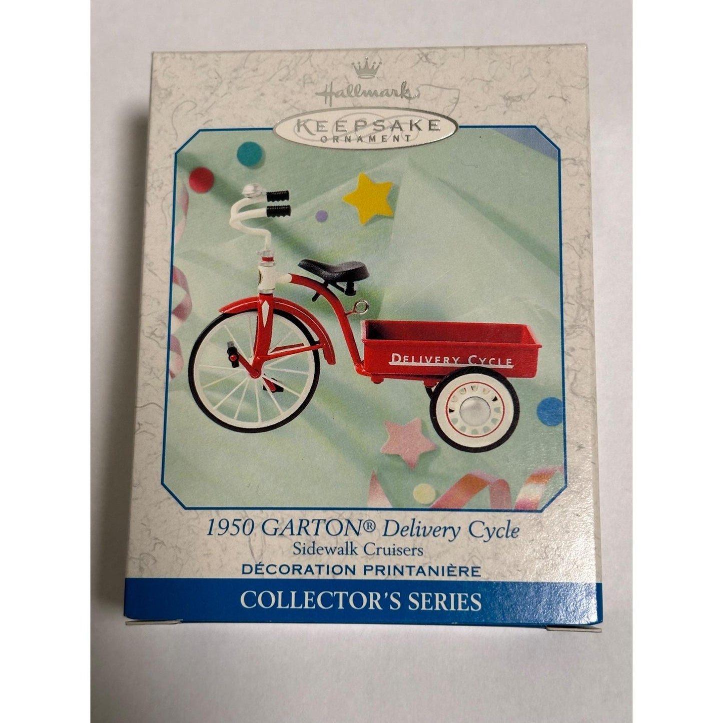 1999 NIB Hallmark 1950 Garton Delivery Cycle #3 Sidewalk Cruisers