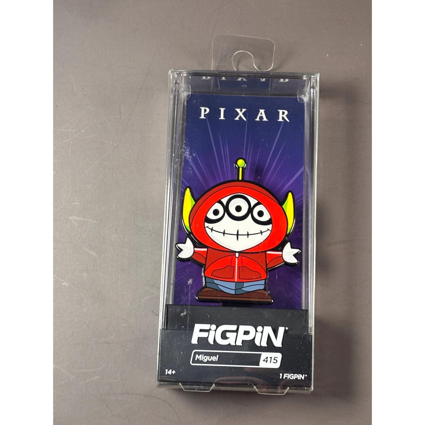 FiGPiN Classic Pixar Miguel #415 Alien Remix Collectible Enamel Pin Coco