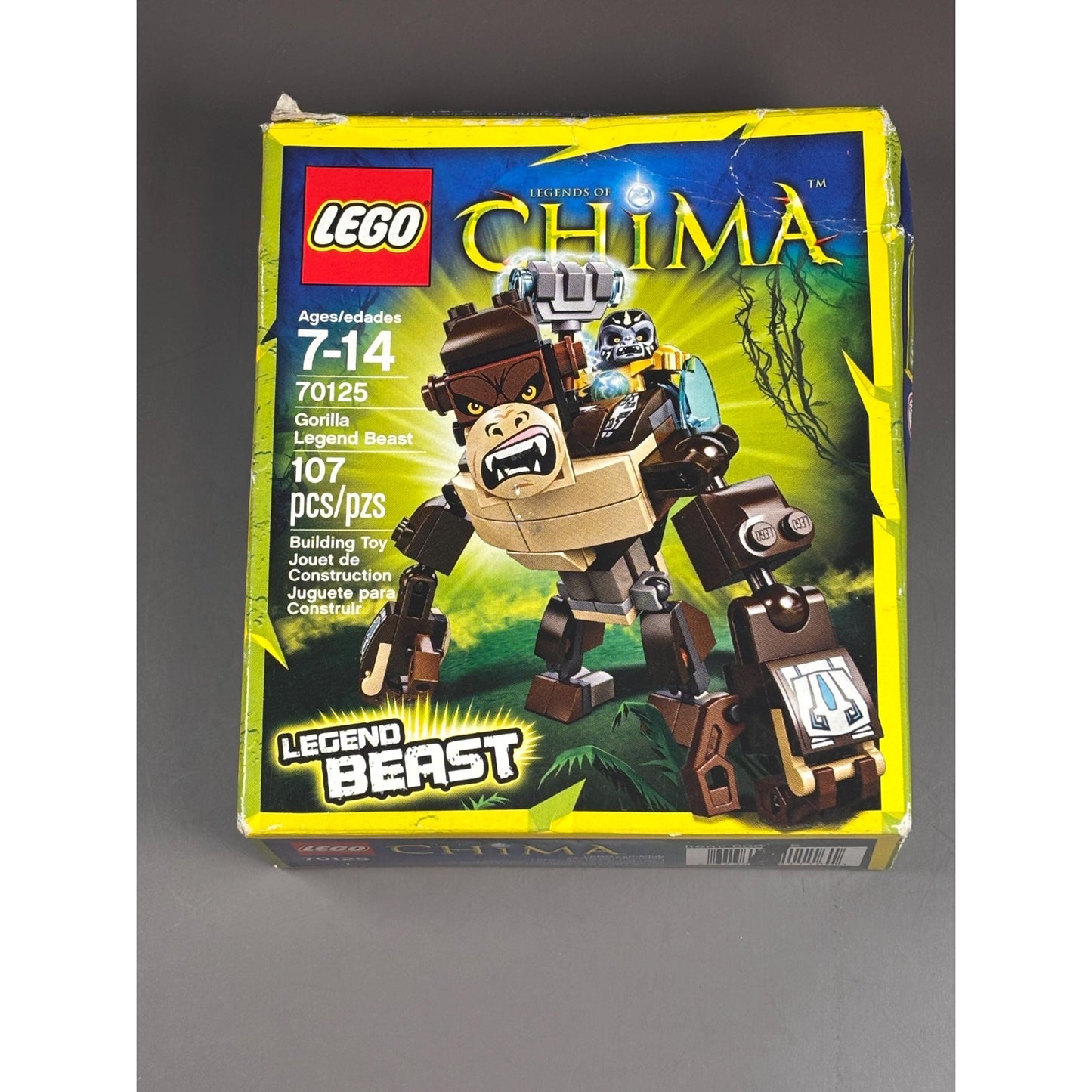 Lego Legends of Chima: Gorilla Legendary Beast (70125) New Retired 2014