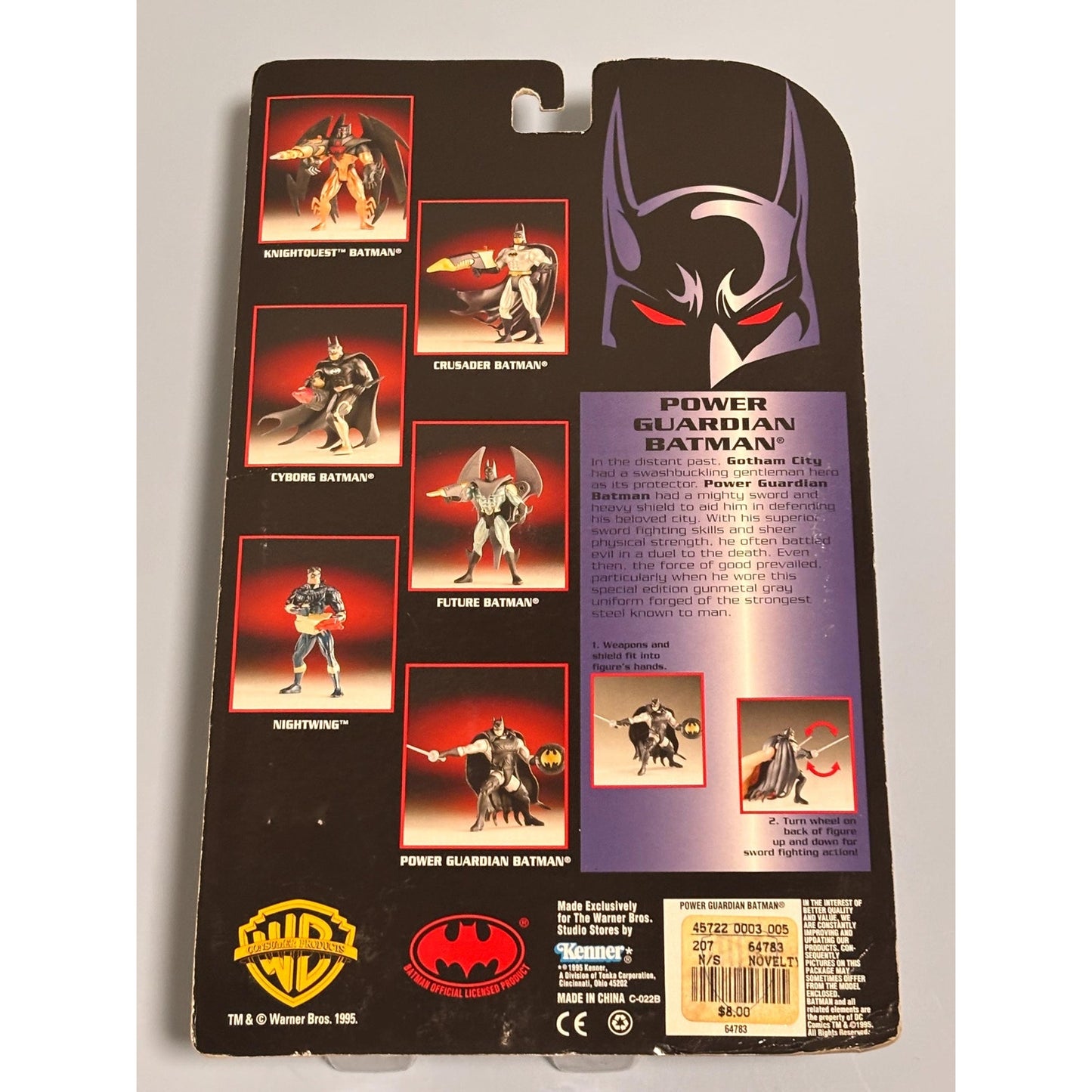 Batman Power Guardian Action Figure Kenner 1995 Special Edition Factory Sealed