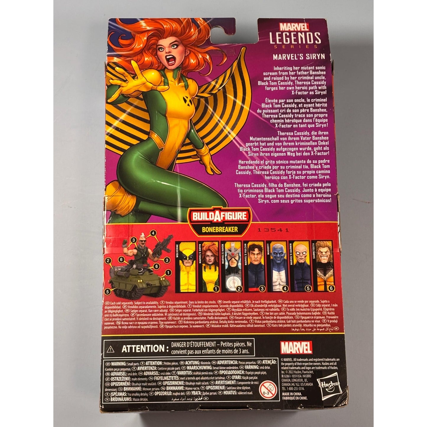 Marvel Legends Siryn Action Figure X-Men Bonebreaker Theresa Cassidy New BAF