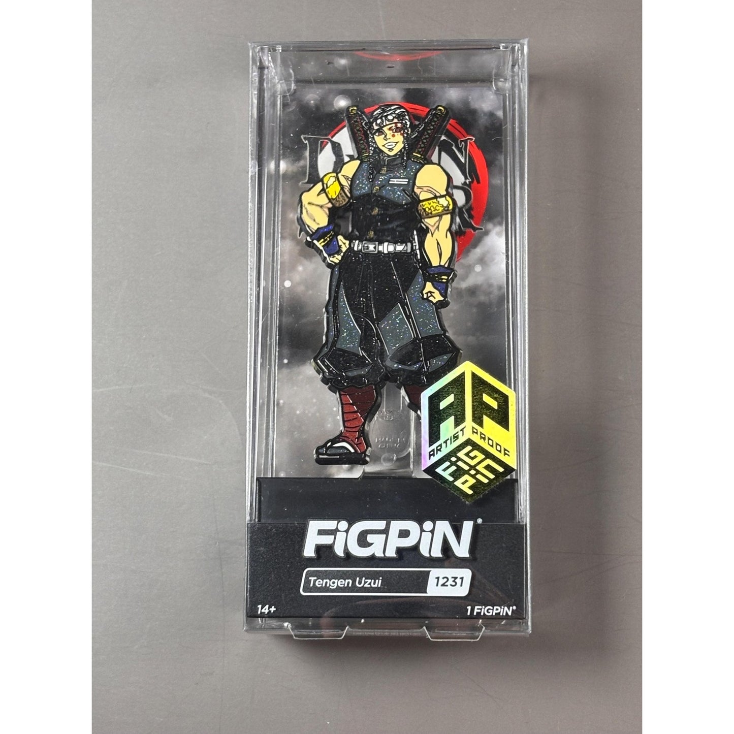 FiGPiN Demon Slayer Tengen Uzui Glitter #1231 NYCC 2023 Chalice Exclusive AP