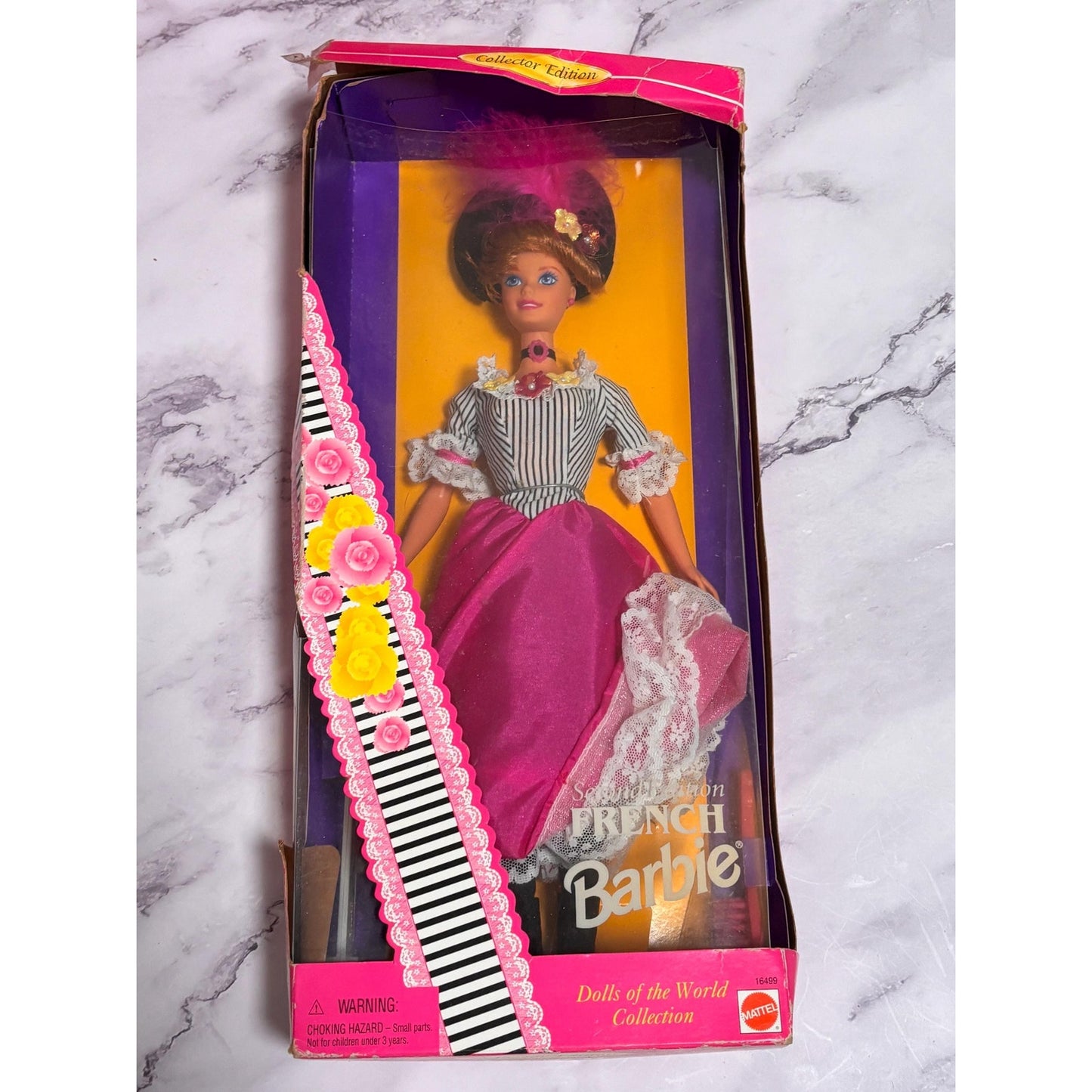 1995 French Barbie Dolls of the World Collection Second Edition 16499