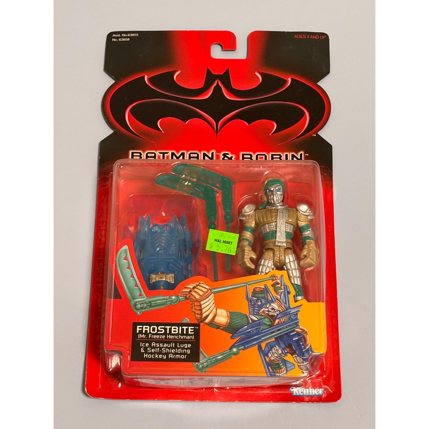 1997 Kenner Batman & Robin Frostbite Action Figure Mr. Freeze Henchman New