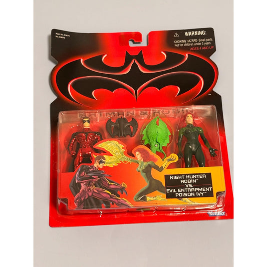 Vintage Batman & Robin Movie Night Hunter Robin vs Evil Poison Ivy Kenner 1997