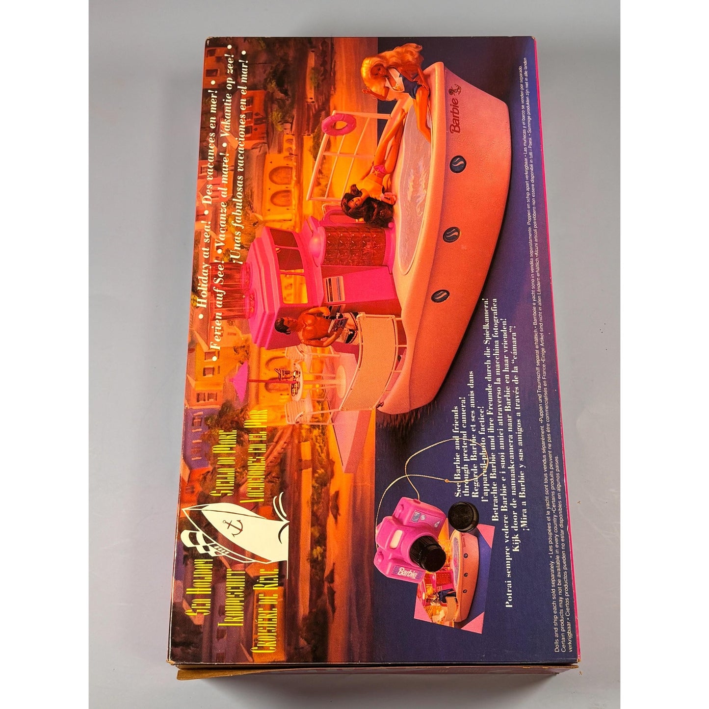 1992 Sea Holiday Barbie Doll Croisiere de Reve Traumschiff Pretend Camera 5471