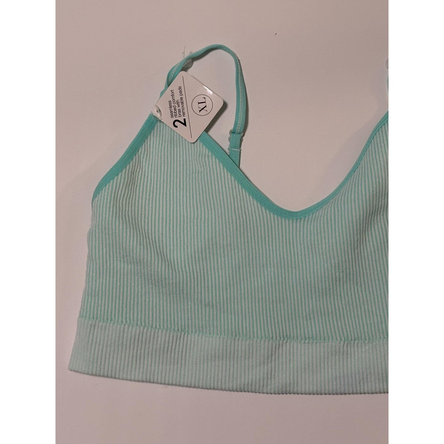Rene Rofe Soft Foam Wireless T-Shirt Bra Mint Green NWT XL