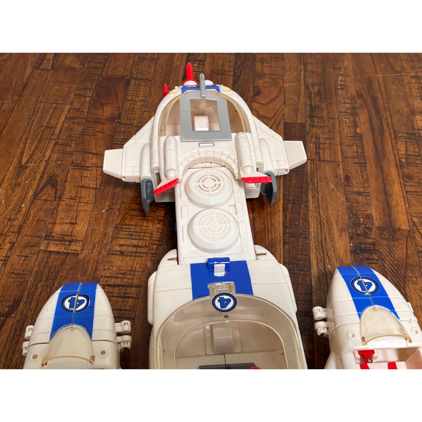 TozBiz 1995 Fantastic 4 Fantasticar Modular Vehicle Ship Vintage marvel