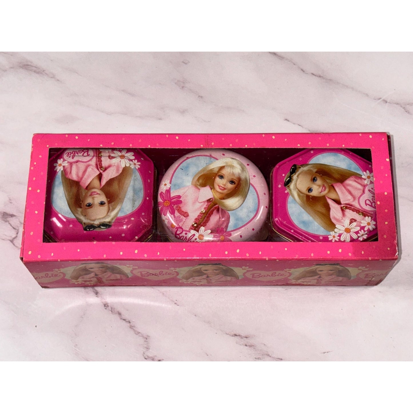 Barbie Candles in Tins Set of 3 Scented New Mattel