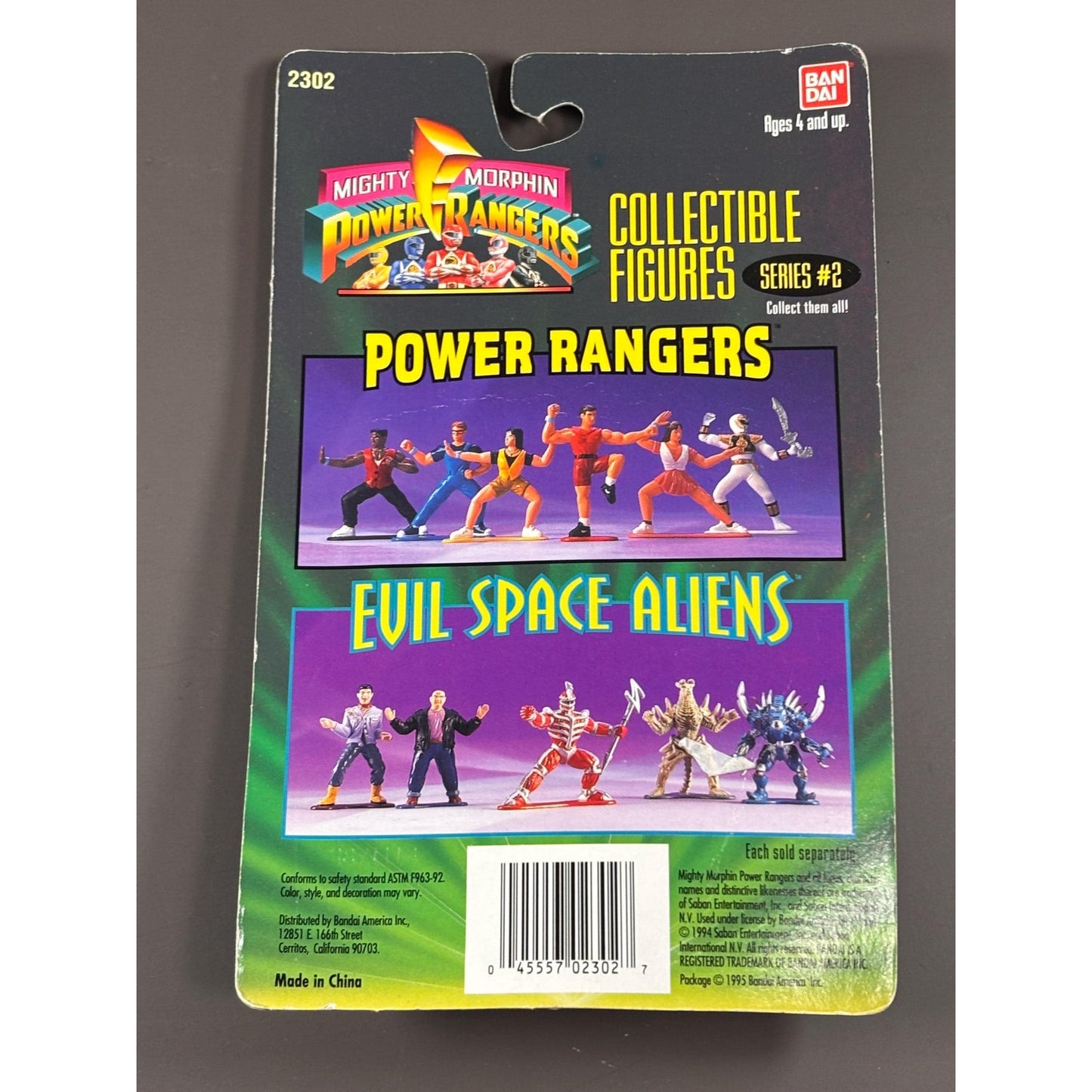 Mighty Morphin Power Rangers Collectible Figures Series #2 Evil Space Alien 1994